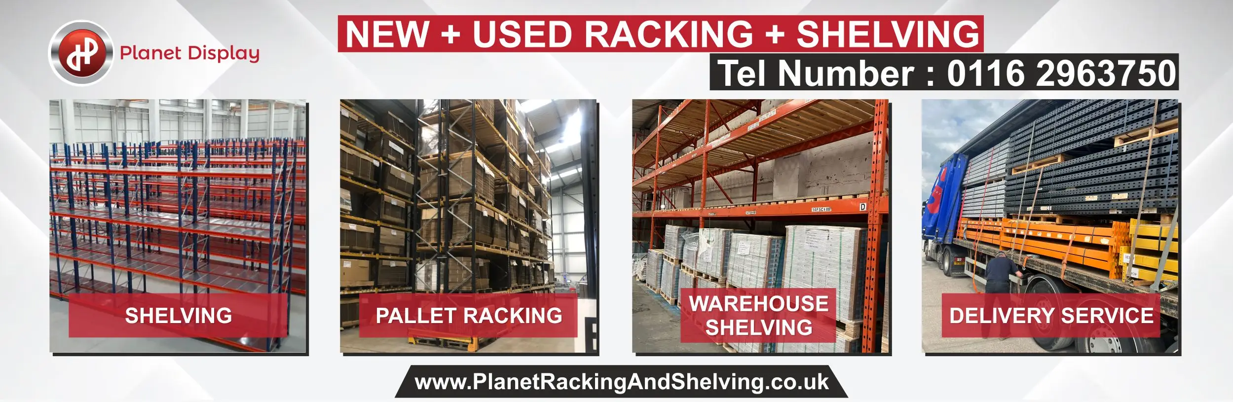 Display and Storage Suppliers of new and used Racking and Warehouse